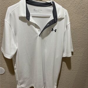 Under Armour Men's White Polo Shirt